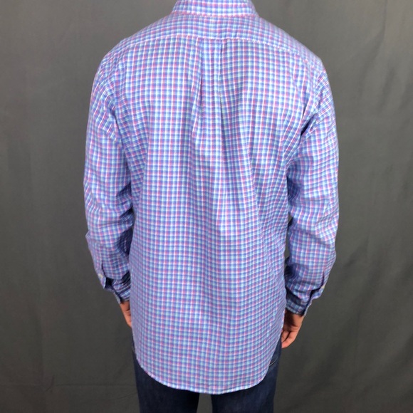 Ralph Lauren Purple, Green, Orange Plaid Classic Fit Size - Medium - Picture 2 of 3